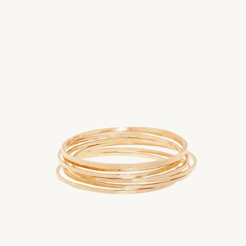 Catbird Threadbare Gold Stacking Ring